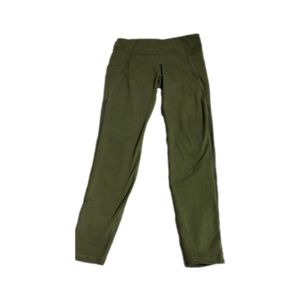Old Navy Active Olive Green Size Sm leggings,pockets w/mesh along outside legs.